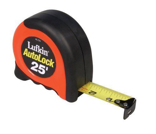 Lufkin al725 1-inch x 25-inch auto-lock power return tape measure for sale