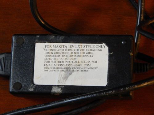 Makita 18v lith-ion aftermarket charger, used, defeat lockout bl1830