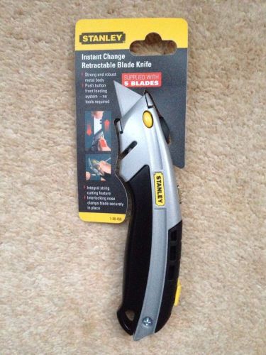 Stanley instant change retractable utility knife handle **no blades** for sale