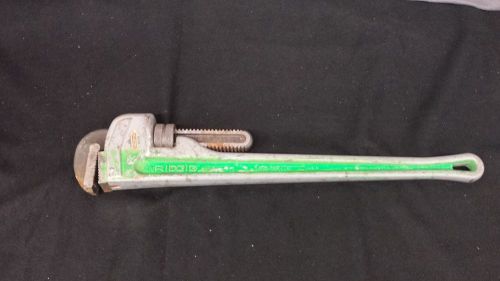 Ridgid 24&#034; inch aluminum pipe wrench for sale