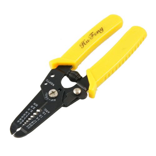Yellow rubber coated grip 7 in 1 wire stripper cutter pliers hand tool for sale