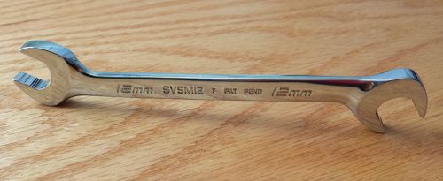 Snap-On Offset Open End Wrench 12mm 4 Way Angle + Flanked  # SVSM12