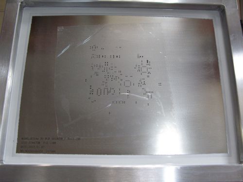 Custom laser cut stencil for PCB(printed circuit board) 300 X 400 mm with frame