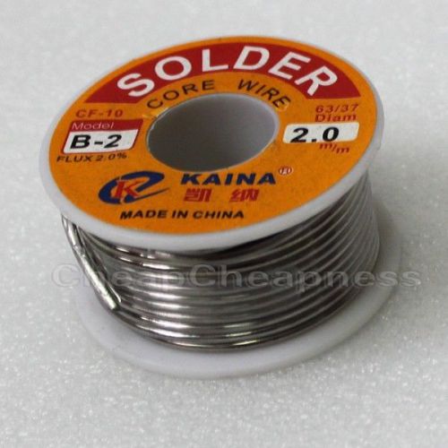 100g 2mm 63/37tin lead solder wire reel rosin core flux soldering welding ironmo for sale