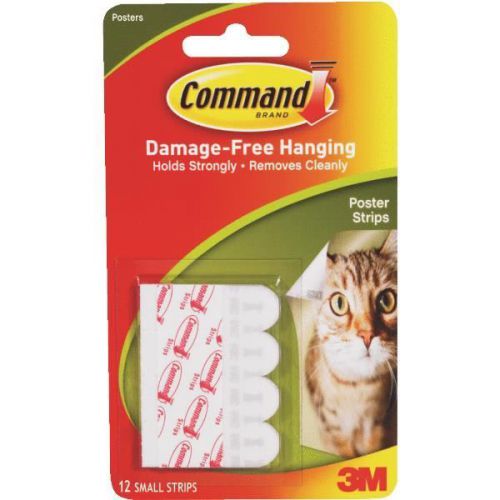 3M 17024 Command Poster Strip Mounting Tape With Adhesive-COMMAND POSTER STRIP