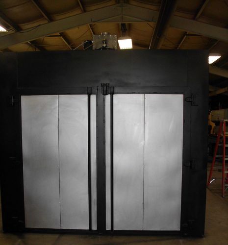 New powder coat coating gas fired batch oven 8x8x30 for sale