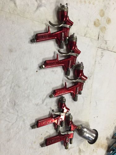 Lot of 5 spray guns binks 3 m1-g and 2 cub slg for parts (mm) for sale