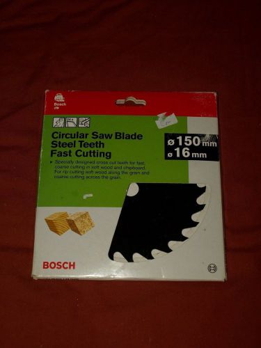 Bosch 150mm x 16mm Circular Saw Blade 24 Teeth Fast Cuttiing (2 609 251 218 760)