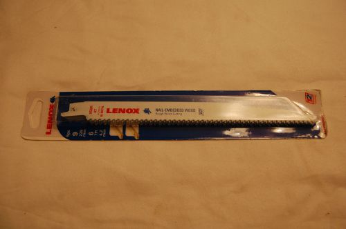 Lenox 9&#034; 6 TPI 956R Nai-Embedded Wood Reciprocating Blades (Pack of 5)