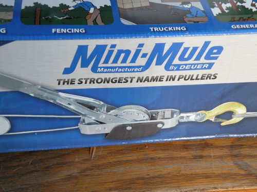 Mini-mule mm-212r 2 ton  come along lever hoist puller tool for sale