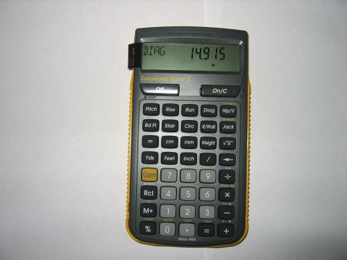 CONSTRUCTION MASTER 5 CALCULATOR 4050 (* NEW *)