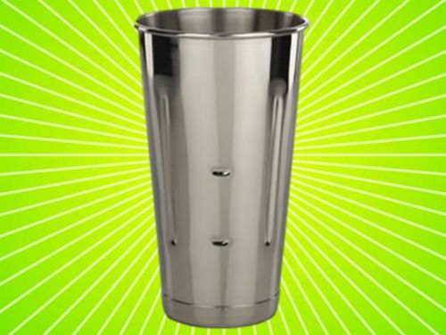 (twelve in lot) stainless steel 30 oz.malt cup ice cream milkshake cups for sale