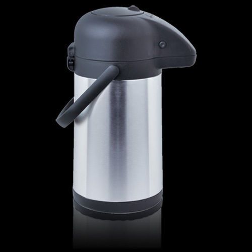 COFFEE/TEA STAINLESS STEEL COMMERCIAL LINED AIRPOT - PUSH BUTTON/VACUUM 1.9L