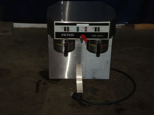 Heavy duty commercial fetco dual airpot coffee brewer for sale