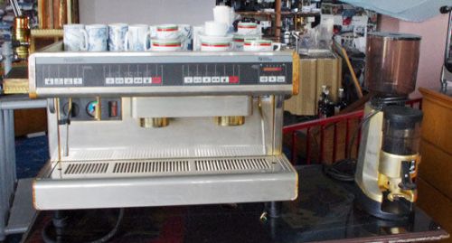 Gold plated nuova simonelli espresso machine &amp; grinder for sale