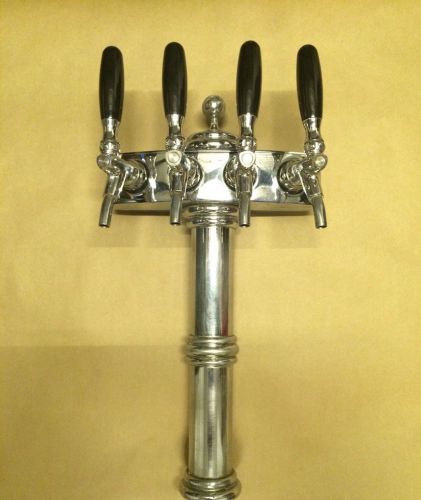 Celli Impero 4-tap Draft Beer Tower Chrome