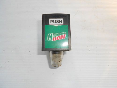Servend Flomatic Push Button Soda Dispensing Valve &amp; Mounting Block .380&#034; Inlet