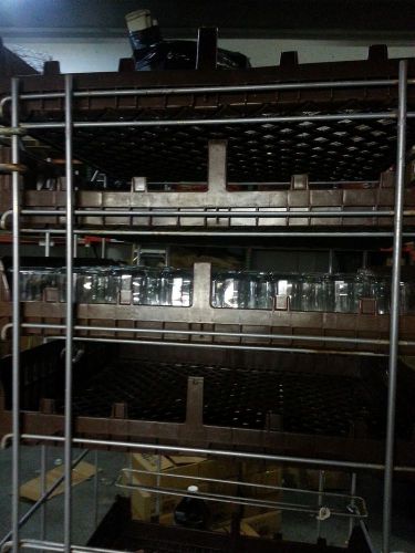 Bakery Pan Racks 12 shelves with plastic bread trays