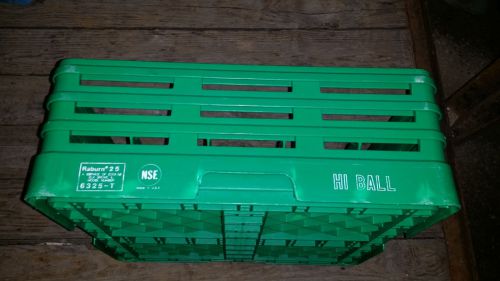 Ecolab raburn dish racks green 6325-t hi ball glass 25 openings for sale
