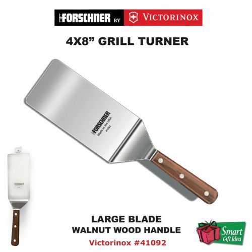Victorinox Forschner Large Grill Turner, 4x8&#034;, Walnut Handle #41092