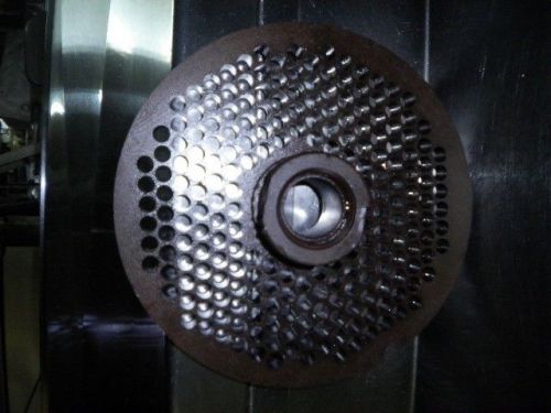 Speco meat grinder plate superior #6 - 3/4, 8 1/2&#034; in diam., meat holes 1&#034; wide for sale