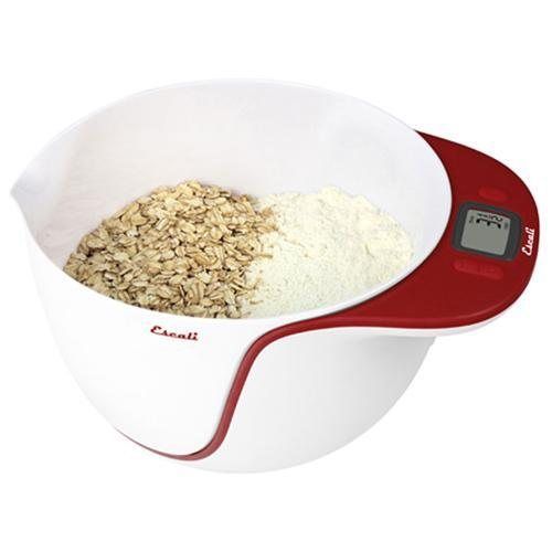 Escali taso digital mixing bowl scale apple red for sale