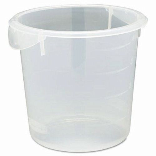4 Qt Round Storage Container, Clear (RCP 5721-24 CLE)