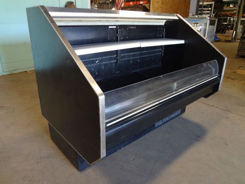 &#034;hussmann&#034;75&#034;w self-service refrigerated lighted produce deli cold merchandiser for sale