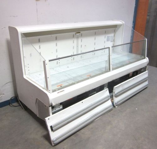Hill phoenix upa8 8&#039; refrigerator freezer deli case cooler reach-in glass for sale