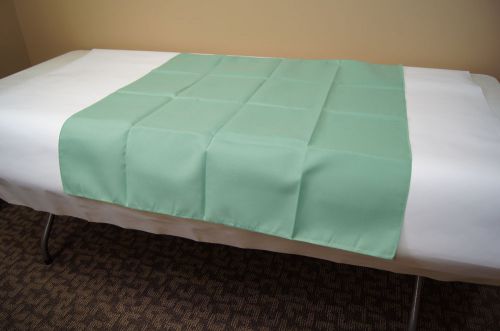 6 each 36” x 36” visa oxford linen table cloth 100% polyester. color is seafoam for sale