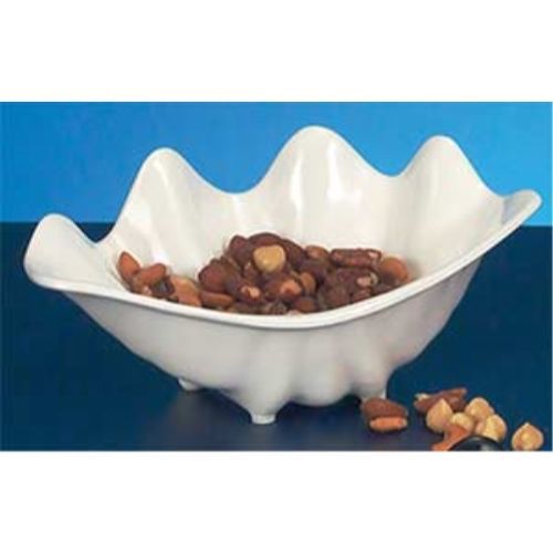 Serving Shell Display Bowl 19&#034; White Royal Industries NC 188 WHT - Set of 6