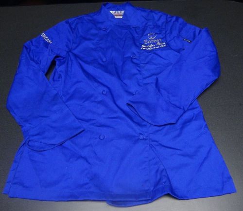 Chef&#039;s jacket, cook coat, with eurest jennifer  logo, sz small  newchef for sale