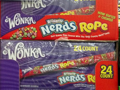 WILLY WONKA NERDS ROPE CANDY SUGER SWEET CHEWY RAINBOW SOFT GUMMY