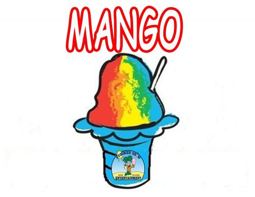 MANGO SYRUP MIX Snow CONE/SHAVED ICE Flavor GALLON CONCENTRATE #1 FLAVOR