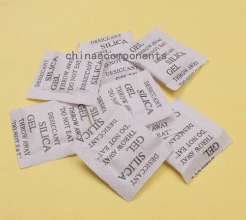 500 x 1g Packets of Silica Gel Sachets Desiccant Pouches Anti Damp Granules