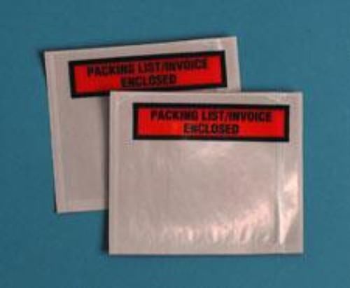 Packing List Envelopes 4-1/2&#039;&#039; x 5-1/2&#039;&#039; &#039; Packing List/invoice Enclosed&#039; 100 Ct