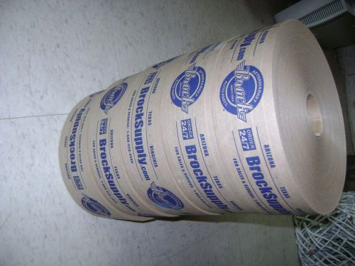 4500&#039;  OF TAPE  Reinforced  Gummed  5 ROLLS TAN  3&#034;  X 900&#039; each roll  Cheap!!!