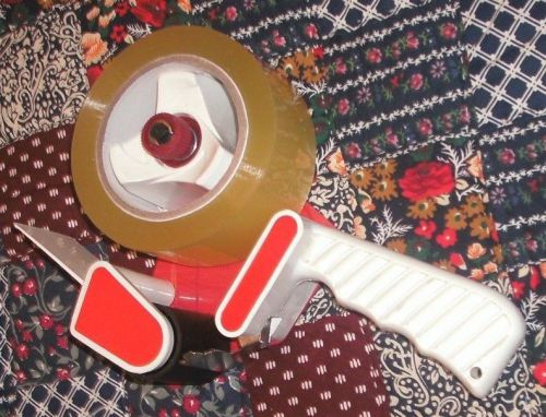 2 inch tape gun with roll of 110 yards of packing tape 2.0 m