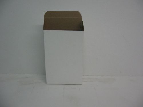 4 1/2 x 1 1/4 x 6 7/8 White Reverse Tuck Folding Carton 100pc
