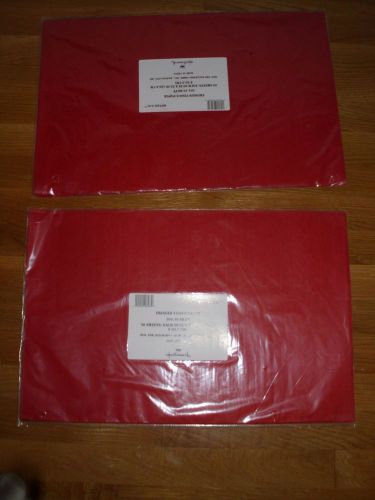 HALLMARK   QUALITY FRINGED tissue Gift Paper 60 RED Sheets  20&#039;&#039; X 25&#034; new XMAS