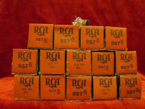 Qty 1 957 RCA ACORN VACUUM TUBE     NOS                  (14 available)
