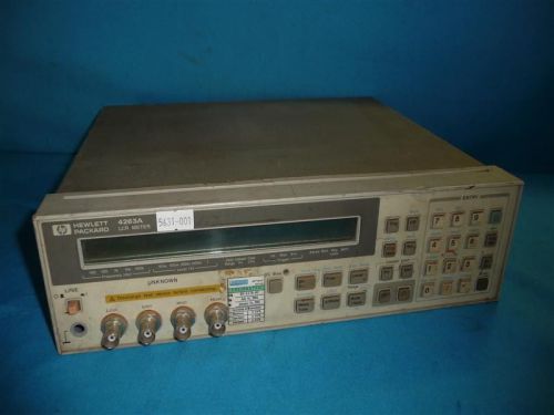 Hewlett packard 4263a lcr meter for parts for sale