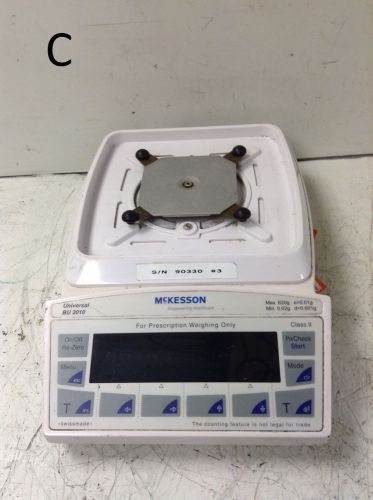 McKesson Baker Pill Counting Compounding Scale BU2010 620g Class II Missing Tray