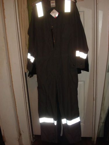 FLAME RESISTANT NOMEX COVERALLS REFLECTIVE STRIPING TOPPS SAFETY APPAREL 42T