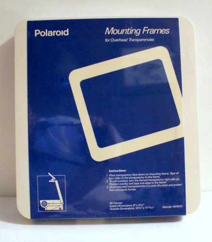 Polaroid Mounting Frames for Overhead Transparencies 50 Frames NIP