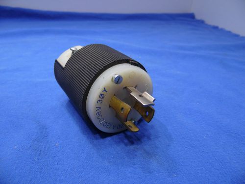 Hubbell #7411C  Twist-Lock Plug ,20 amp 120/208 volt,3 phase Y ,4 wire,NEW