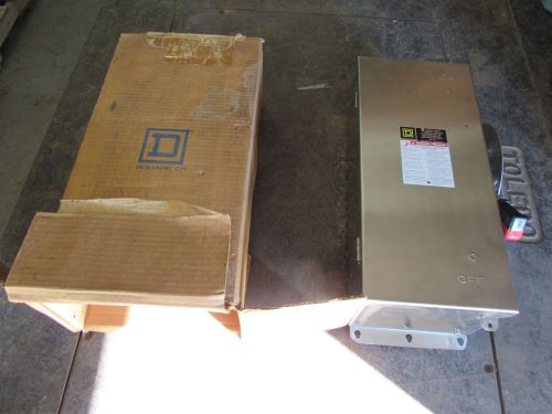 SQUARE D HEAVY DUTY STAINLESS SAFETY SWITCH H363DS 100A NEW IN BOX