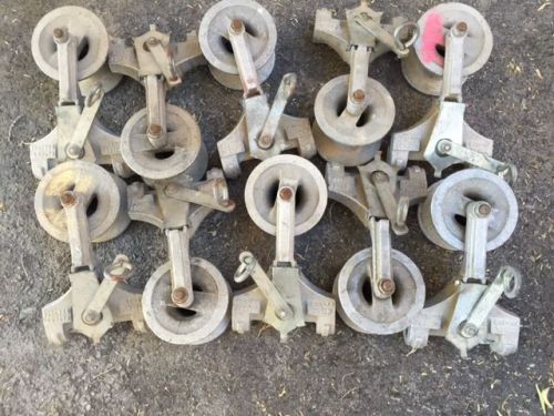 Lot of 10  used lemco py-750 - two-way cable block for sale
