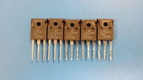LT1083CP, Linear Tech, Voltage Regulator, Adjustable, 7.5A, TO247-3, Lot of 5