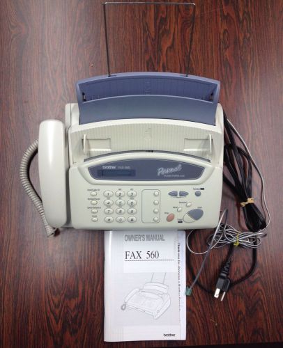 Brother Fax 560, Gently Used Plain Paper Fax, Phone, Copier,  Home Office